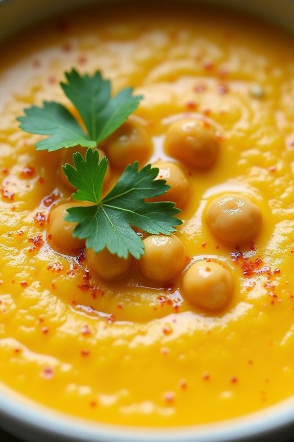 hearty vegan chickpea soup