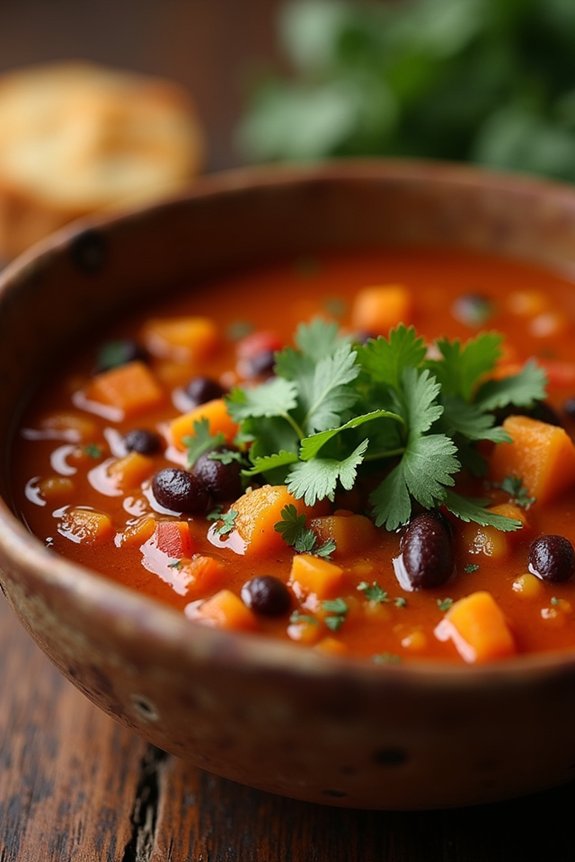 hearty vegan sweet potato soup