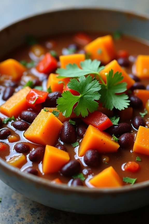hearty vegan sweet potato stew