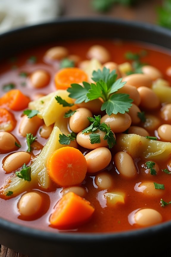 hearty vegetarian bean stew