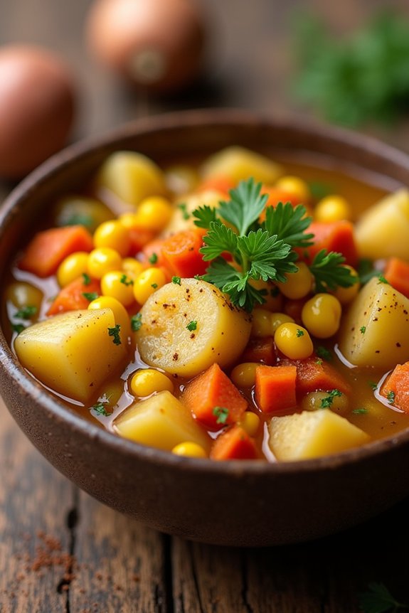 hearty vegetarian corn stew