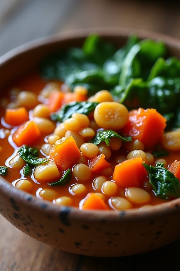 hearty vegetarian lentil stew