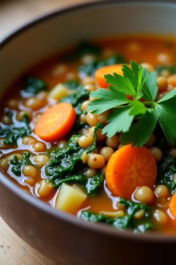 hearty vegetarian lentil stew