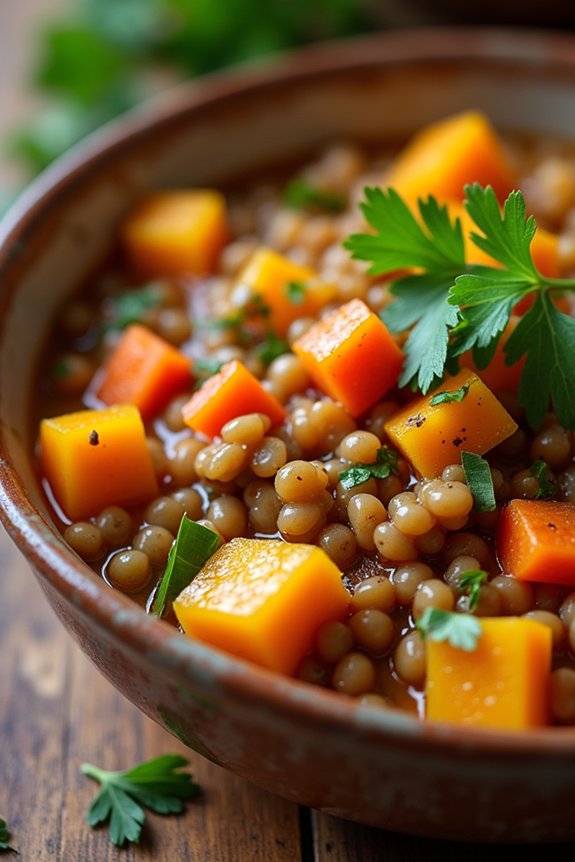 hearty vegetarian pumpkin stew