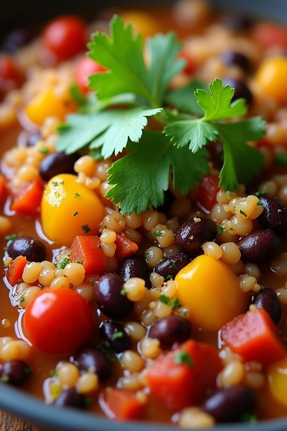 hearty vegetarian quinoa stew