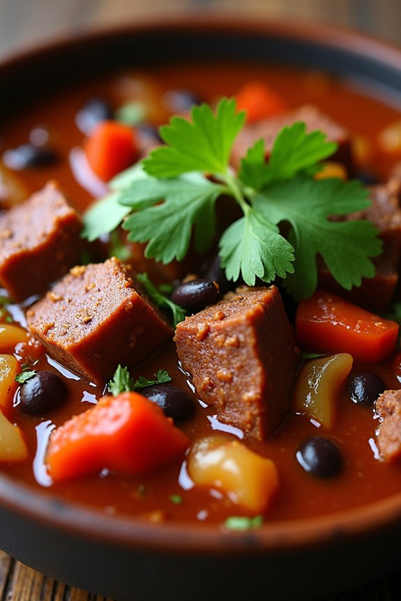 hearty venison chili stew