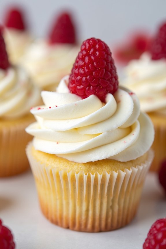 heavenly white chocolate cupcakes