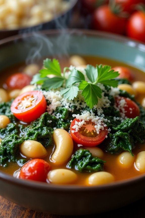 herb infused tuscan bean stew