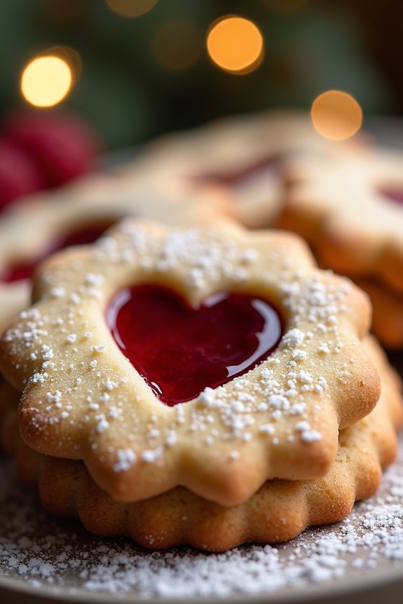 holiday linzer cookies delight
