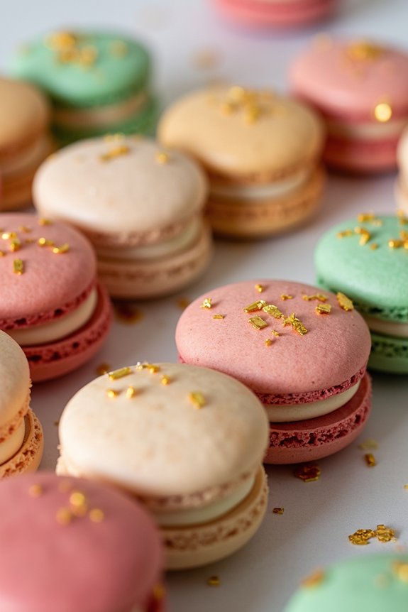 holiday macaron wreath recipe