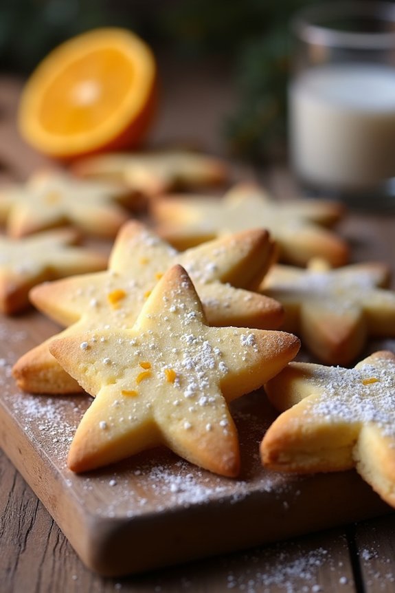 holiday orange cardamom cookies