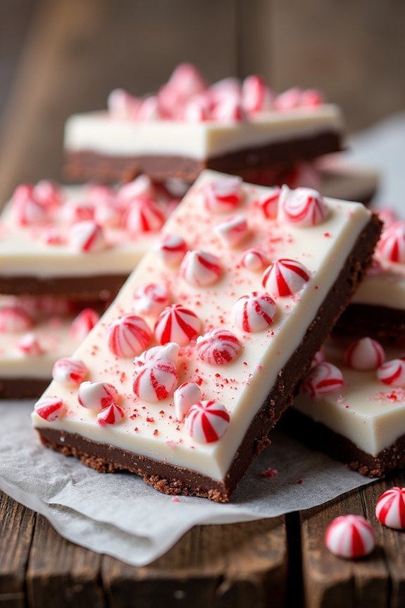 holiday peppermint chocolate treat