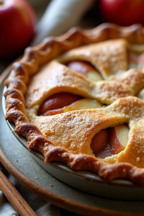 holiday spiced apple pie