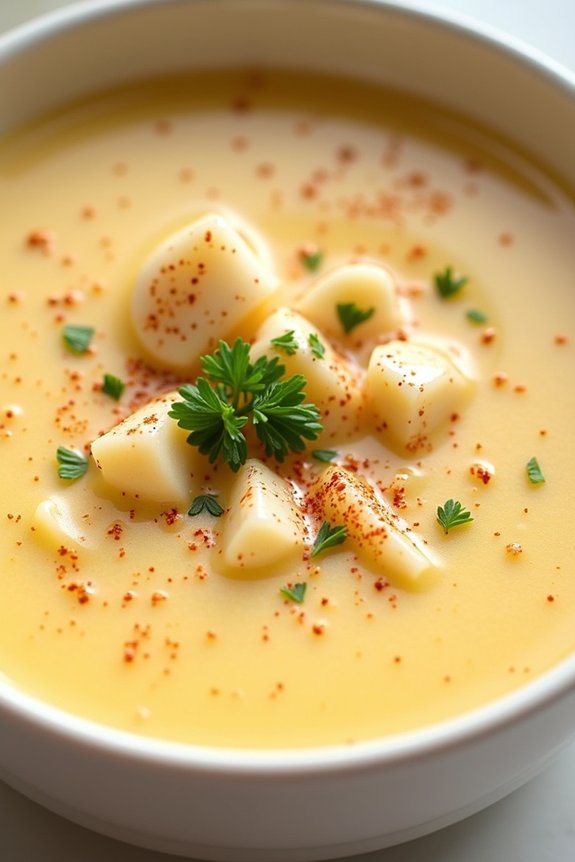 indulge in creamy bisque