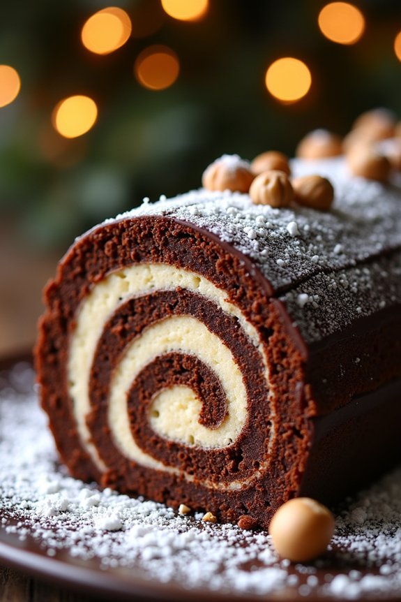 indulgent chocolate hazelnut dessert