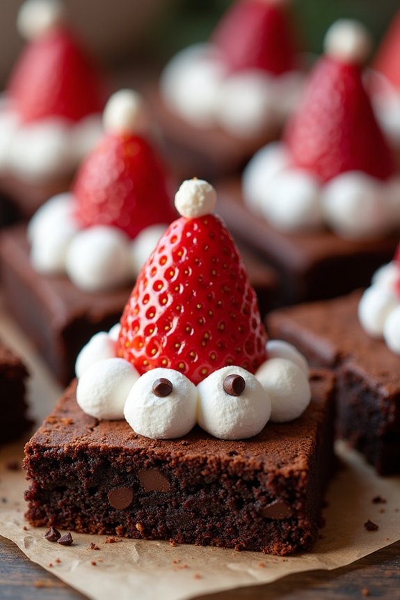 jolly santa claus brownies recipe