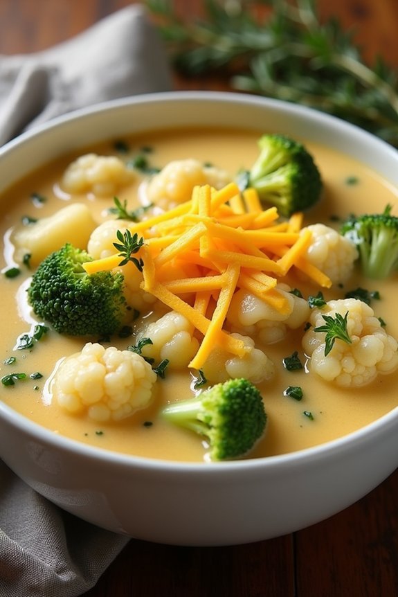 keto friendly cheese vegetable stew