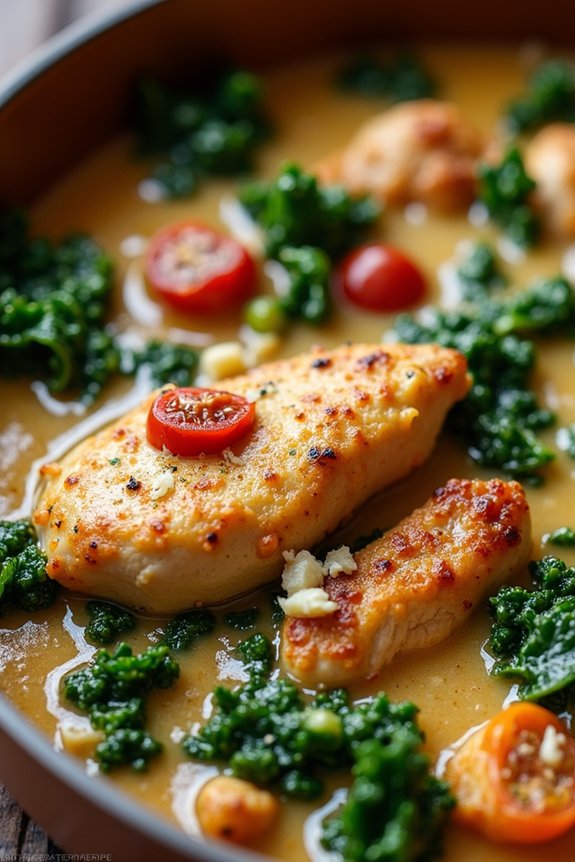 keto tuscan chicken stew