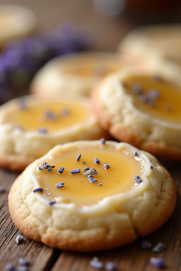 lavender infused honey sugar cookies