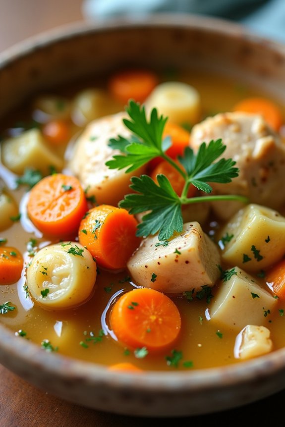 lemon chicken artichoke stew