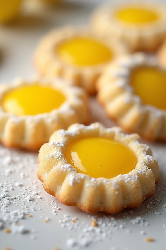 lemon curd thumbprint cookies