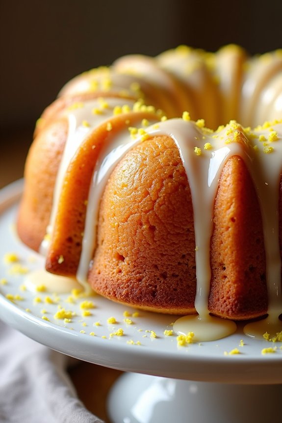 lemon glazed pound cake recipe