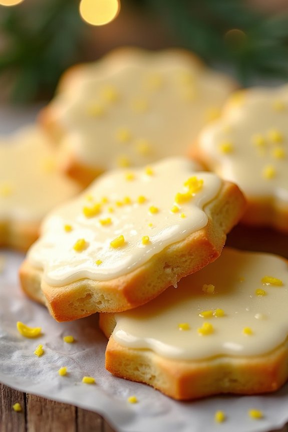 lemon glazed shortbread recipe