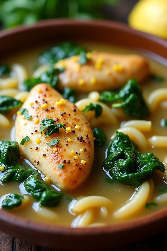lemon herb chicken stew