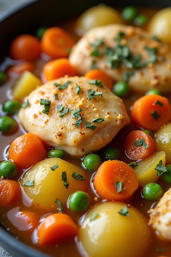 lemon herb chicken stew