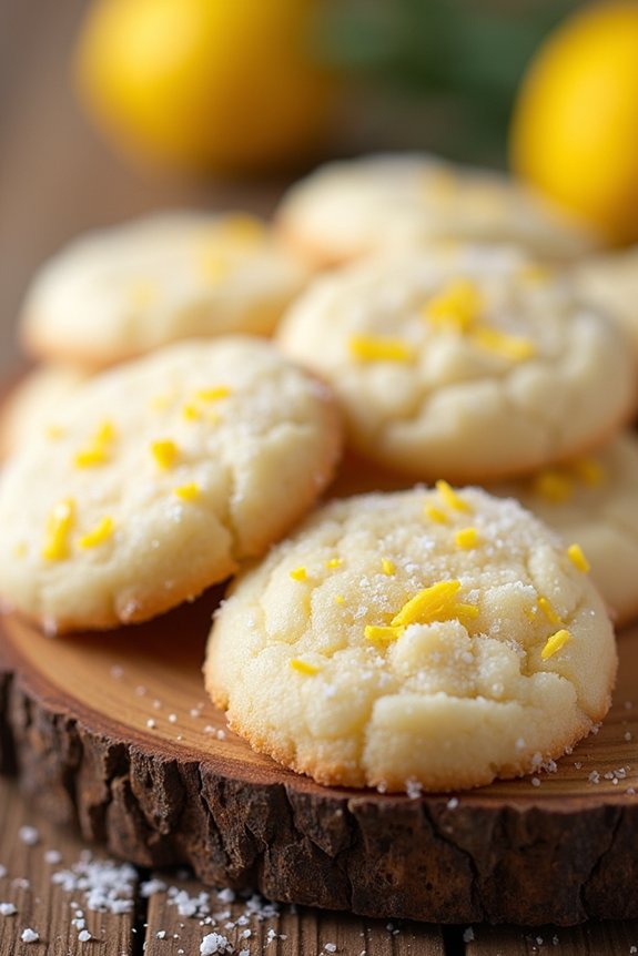lemon zest sugar cookies