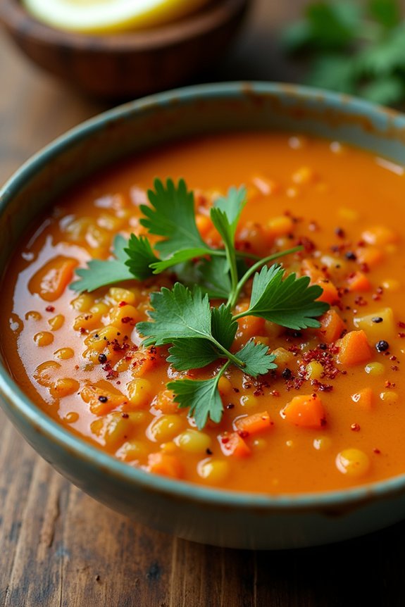 lentil soup with vegetables