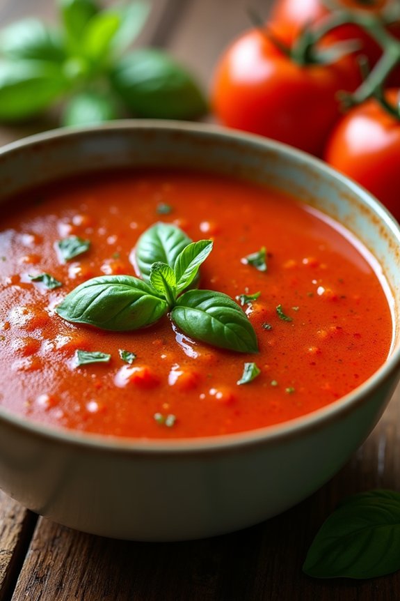 low sodium tomato basil soup