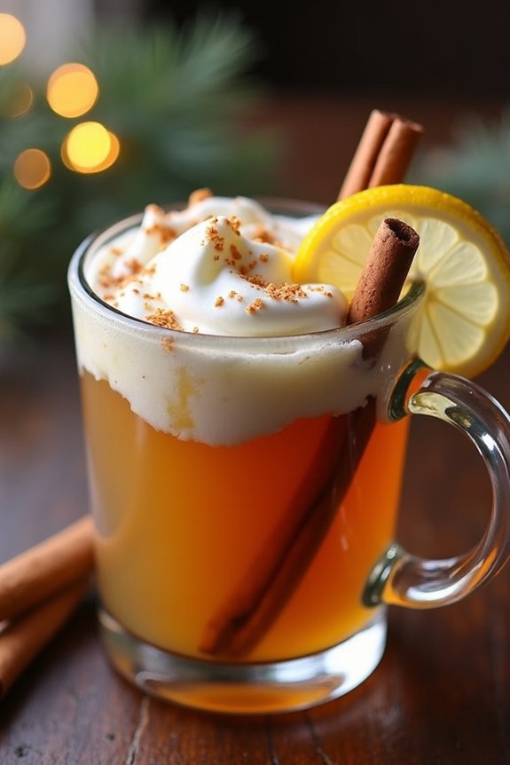 lustrous vanilla bean toddy
