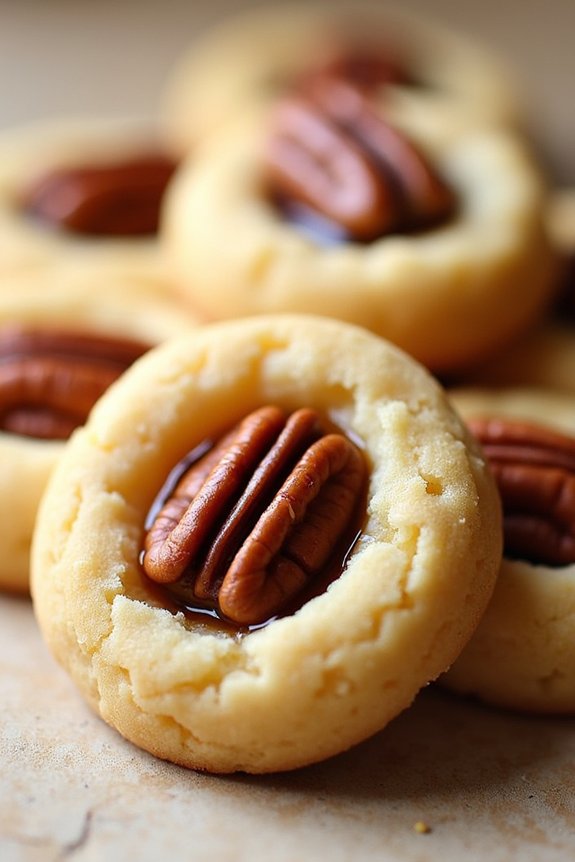 maple pecan holiday cookies