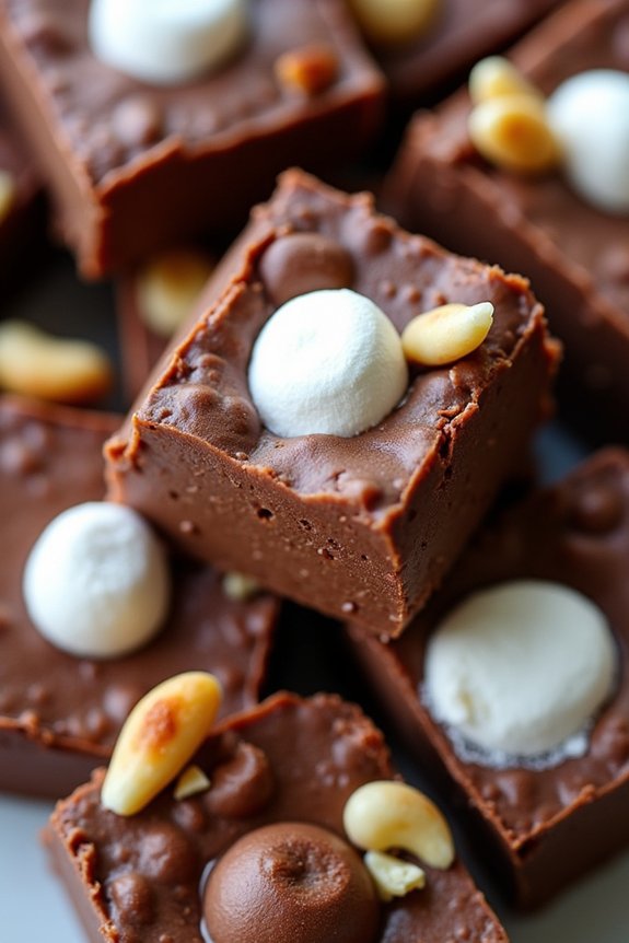 marshmallow chocolate holiday fudge