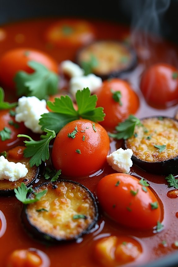 mediterranean eggplant tomato stew