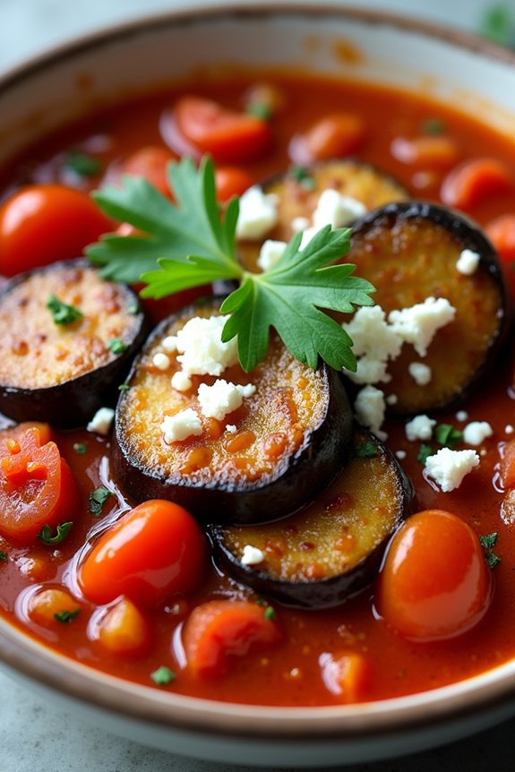 mediterranean eggplant tomato stew