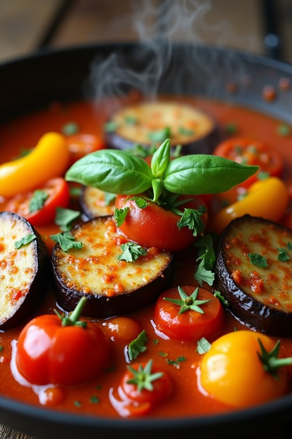 mediterranean eggplant tomato stew