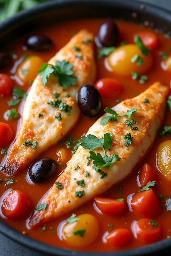 mediterranean fish tomato stew