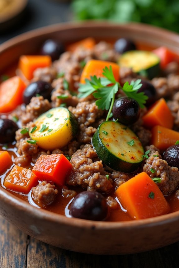 mediterranean hamburger stew recipe