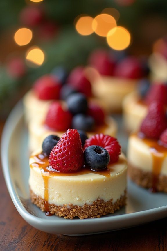 mini cheesecake holiday delight