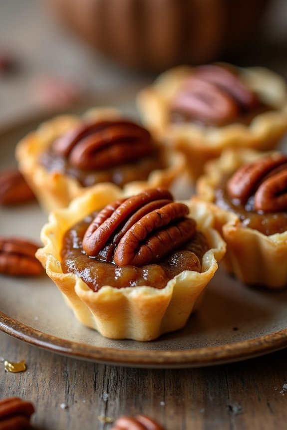 mini pecan pie delights