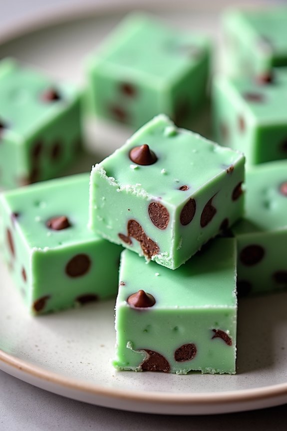 minty chocolate fudge treat