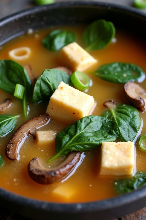 miso mushroom soup recipe
