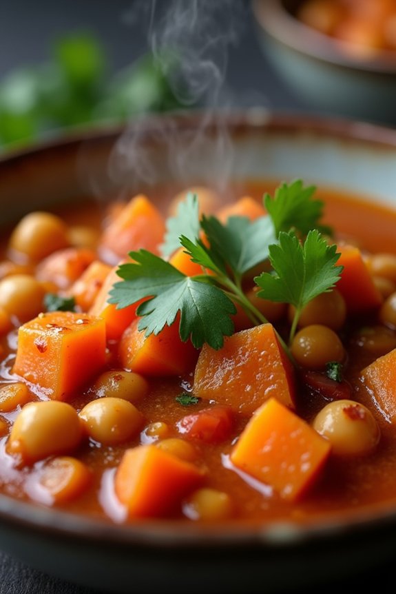 moroccan spiced chickpea stew