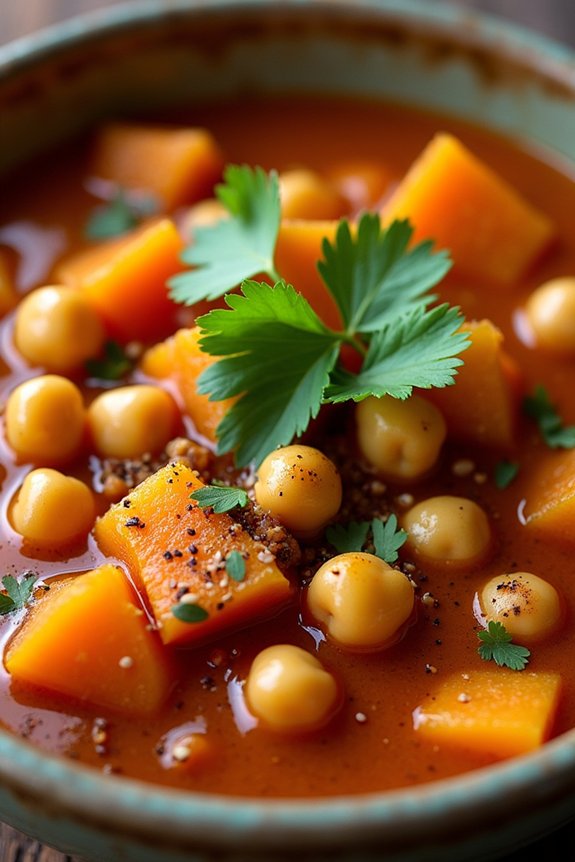 moroccan spiced chickpea stew