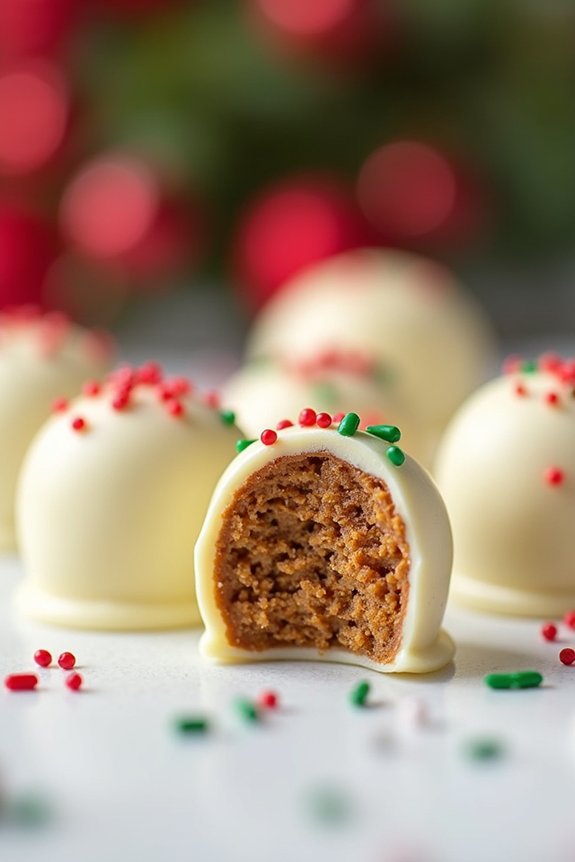 no bake gingerbread truffles recipe