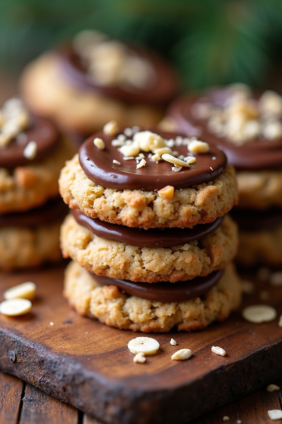 no bake nutella hazelnut cookies