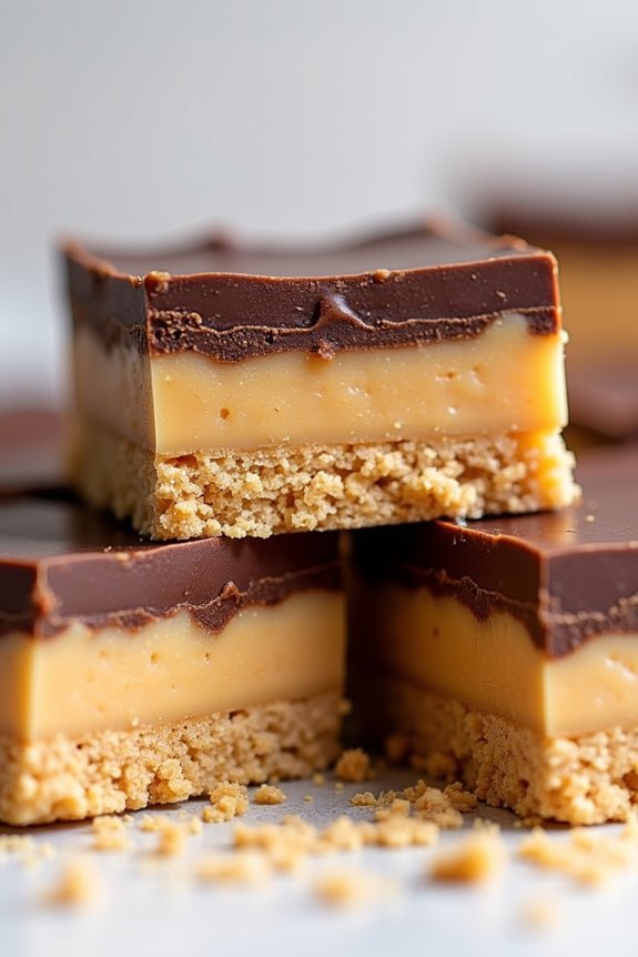 no bake peanut butter bars
