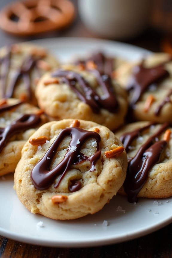 no bake salted caramel cookies